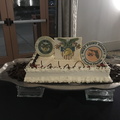 Oldest and Youngest Grad Cake