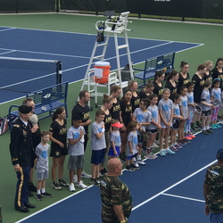 Army Tennis Team Visit